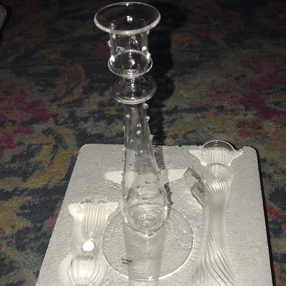 Rosalind Walshe for Gold Canyon Tall Glass Bud Vases Set